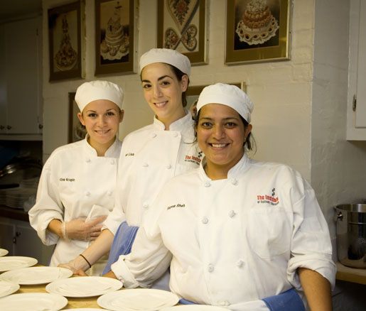 Volunteers from the Institute of Culinary Education