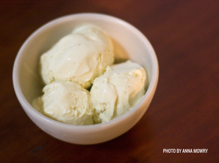 rosemary–brown butter ice cream
