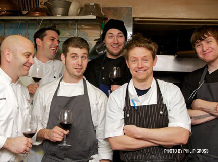 Richard Blais and team in the Beard House kitchen
