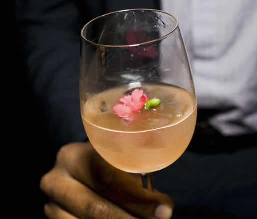 A cocktail at the James Beard House 