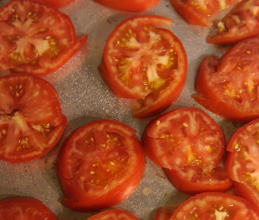 tomatoes at James Beard House
