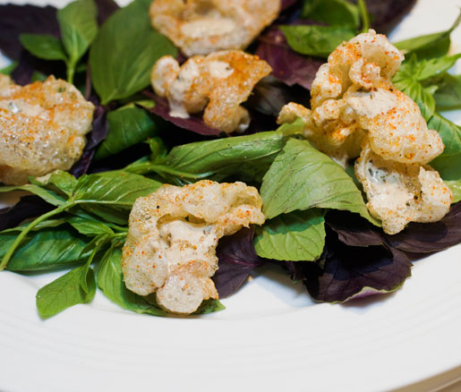 Fried Beef Tendons with Pho Mayonnaise from Vinny Dotolo and Jon Shook