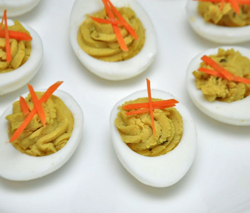 Vadouvan-Spiced Deviled Eggs