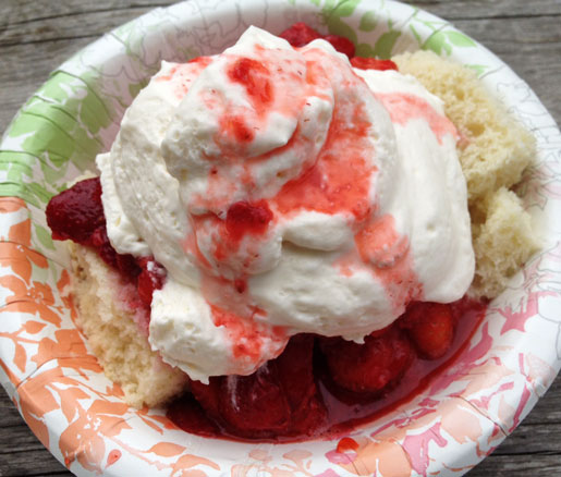 Strawberry Shortcake from Beth's in Warren, Maine