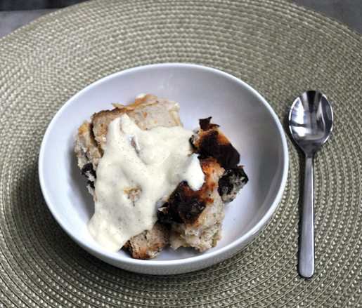 Panettone Bread Pudding recipe, courtesy of the James Beard Foundation