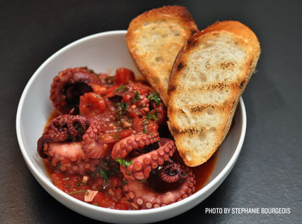 Stewed Octopus with San Marzano Tomatoes